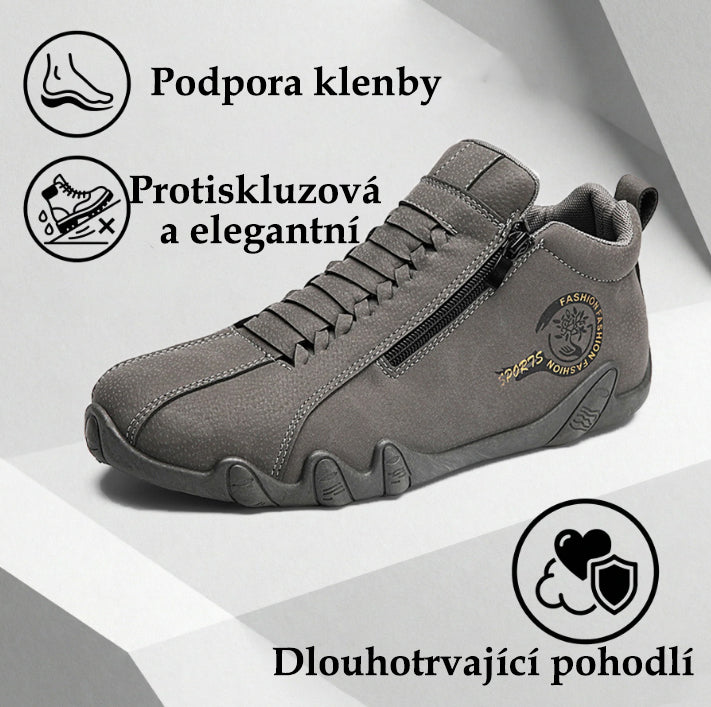 (🔥 50% sleva - Nenechte si to ujít!) Ortopedická obuv Coesses® - 👞 - Odolná, protiskluzová a voděodolná. Podpora klenby, úleva od bolesti, unisex.
