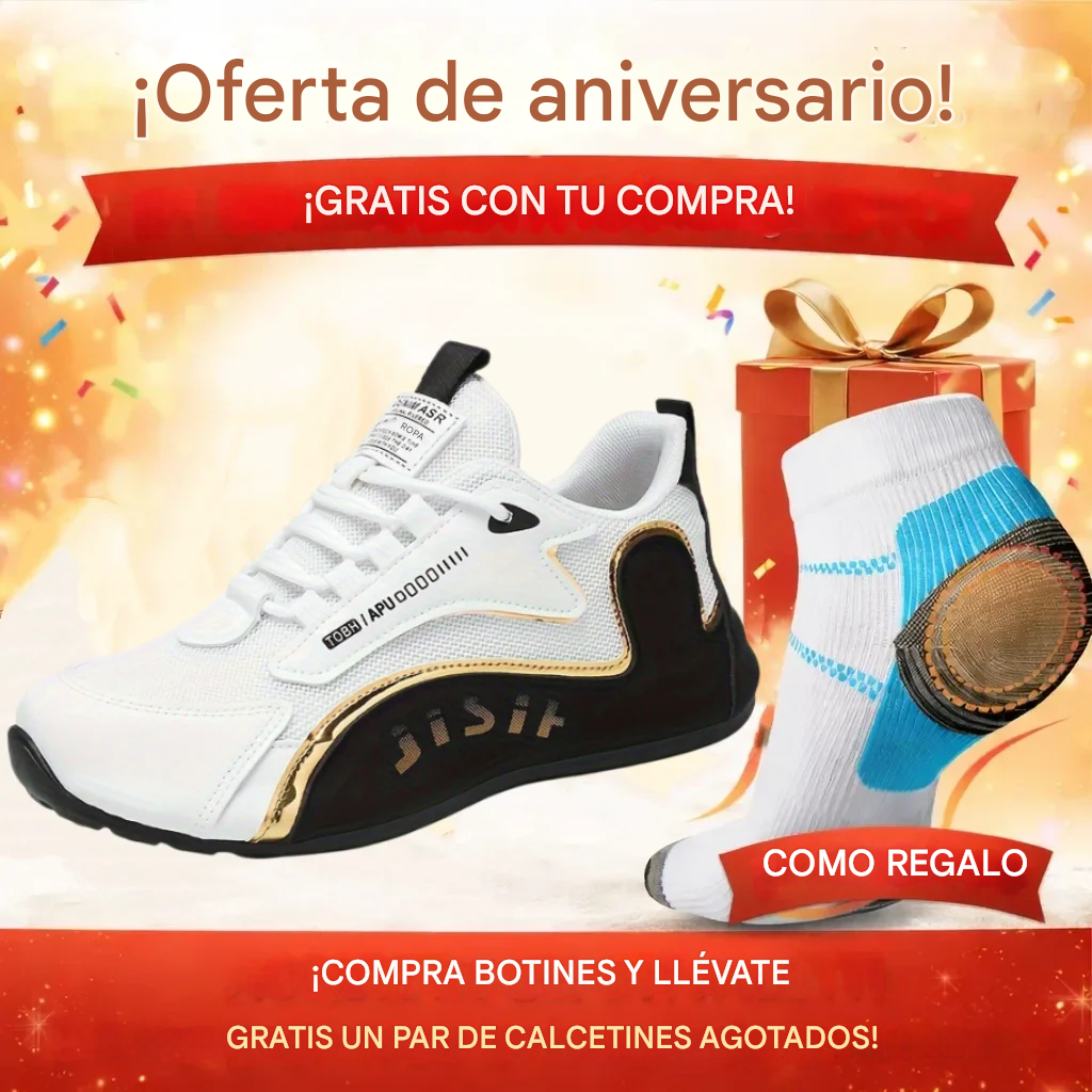 🎁¡Último día para aprovechar el 50% de descuento! ¡No pierdas la oportunidad! ⏰Alivia el dolor de piernas y la fascitis - Zapatos ortopédicos impermeables y antideslizantes🔴