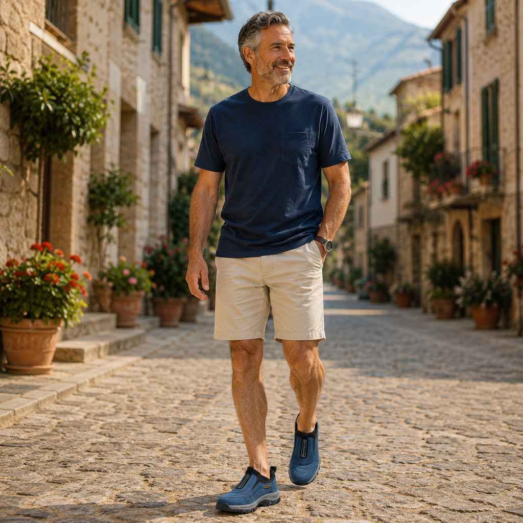 🔥 ¡Oferta especial de hoy: 50 % de descuento! 👞 Zapatos ortopédicos de ante de alta calidad para hombre ✅ Alivian el dolor de pies ✅ Soporte para el arco plantar: comodidad durante todo el día