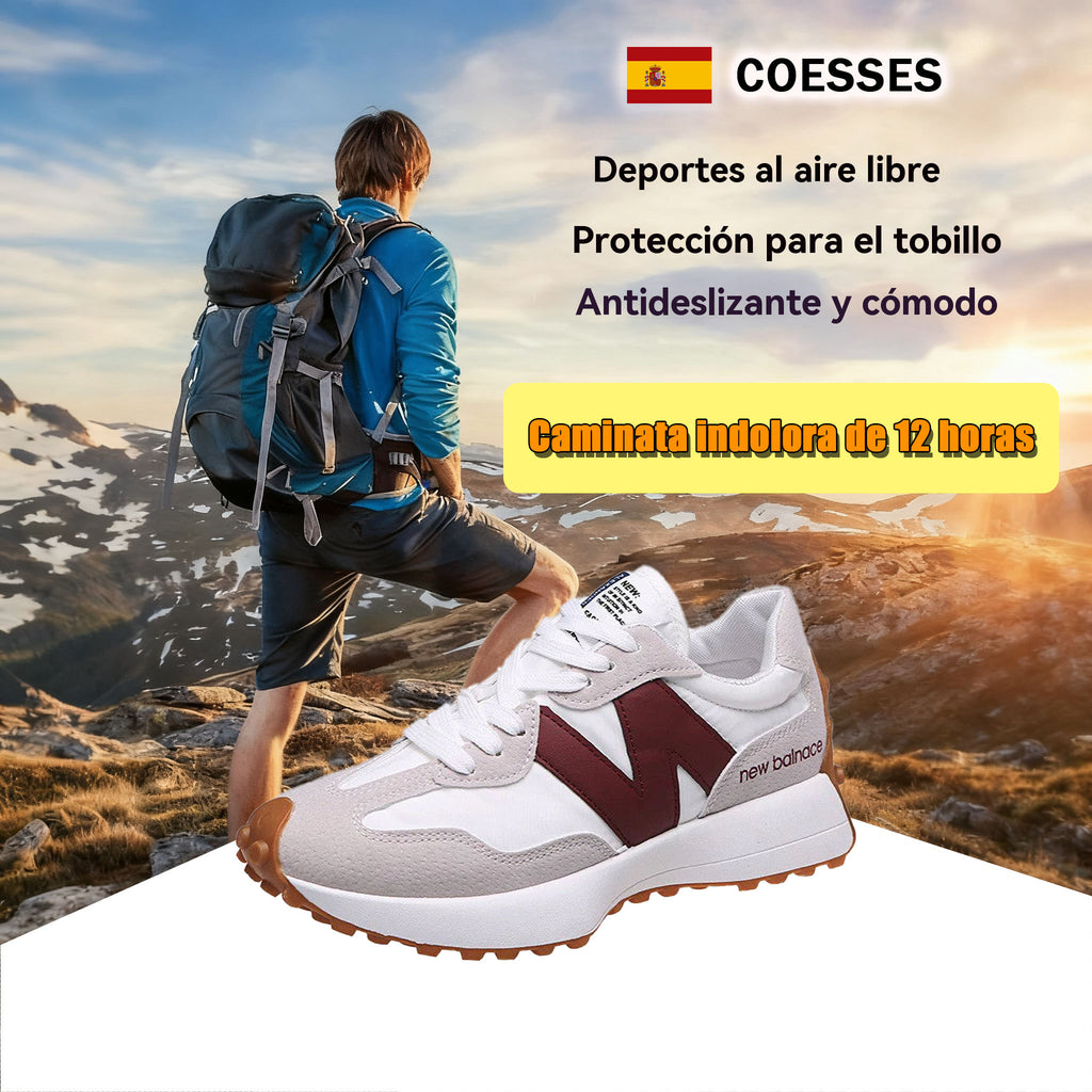 Coesses® | Zapatos casuales | Con un diseño de punta ancha para reducir la presión en las plantas de los pies.
