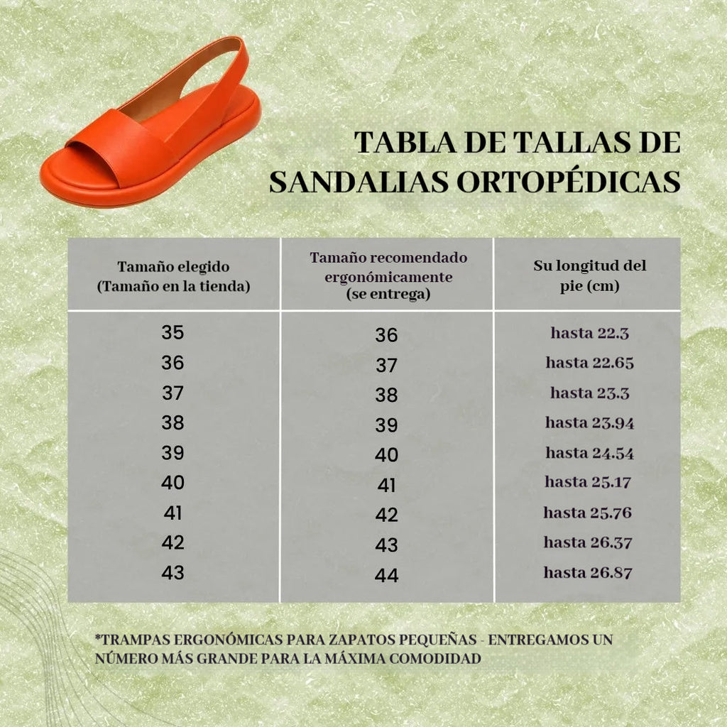 Sandalias ortopédicas – Sandalias cómodas para mujer | Soporte ergonómico