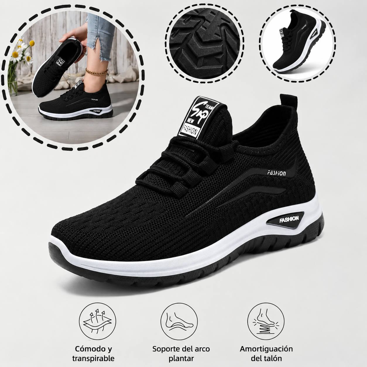 👟 Zapatos Ortopédicos Mujer ✨ Cómodos & Transpirables Todo El Día