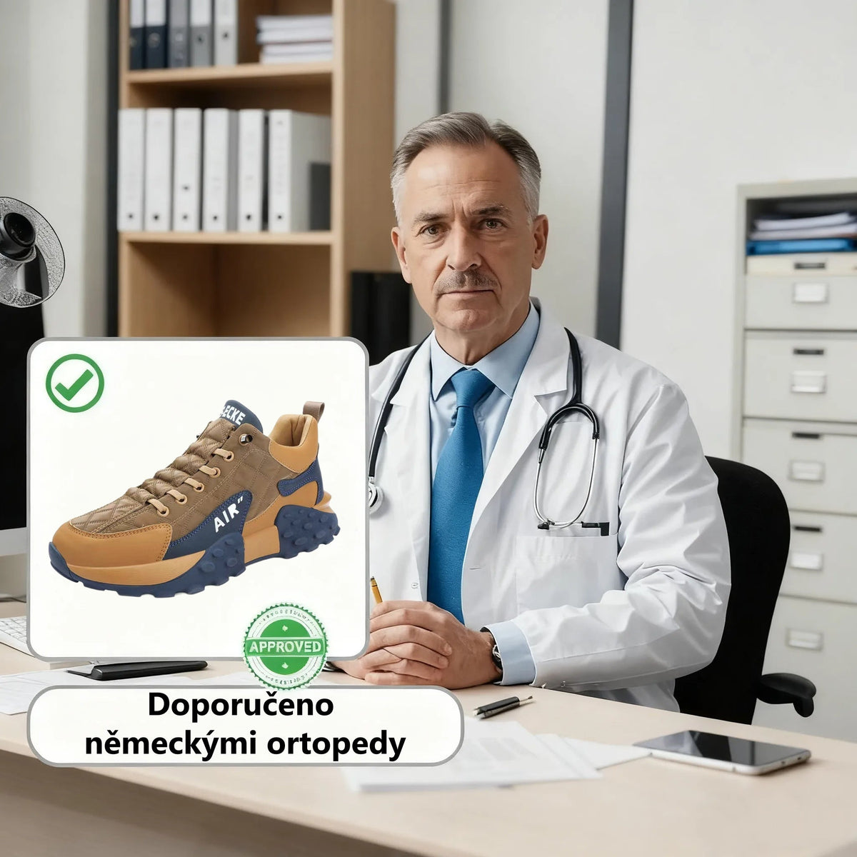 🔥 50% sleva | ortopedická obuv Coesses® | Poskytuje oporu klenby, zmírňuje bolest a usnadňuje chůzi | Vhodná pro muže i ženy.