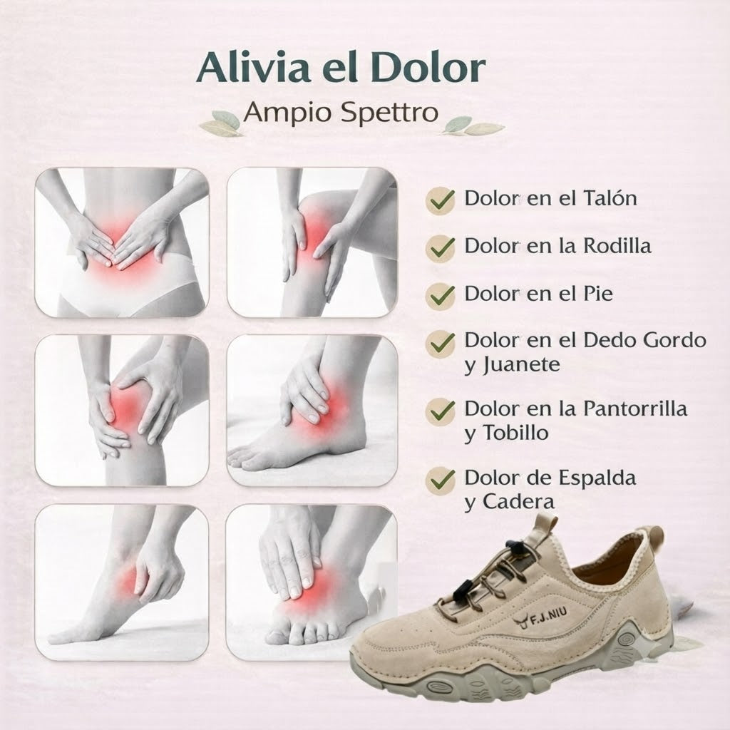 🔥 Zapatos ortopédicos australianos para hombre, hechos a mano 👞 Alivio inteligente del dolor, fáciles de poner y quitar ✅ Impermeables y antideslizantes - Amplia gama de tallas