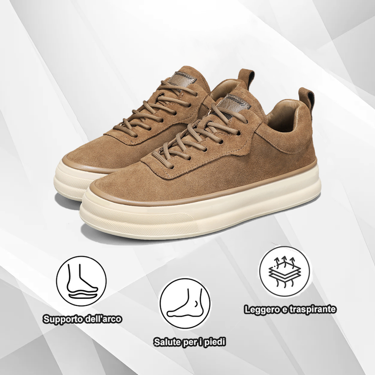 Coesses® | Calzado ortopédico médico con soporte de arco mejorado – Corrección del arco plantar, ideal para largas caminatas.
