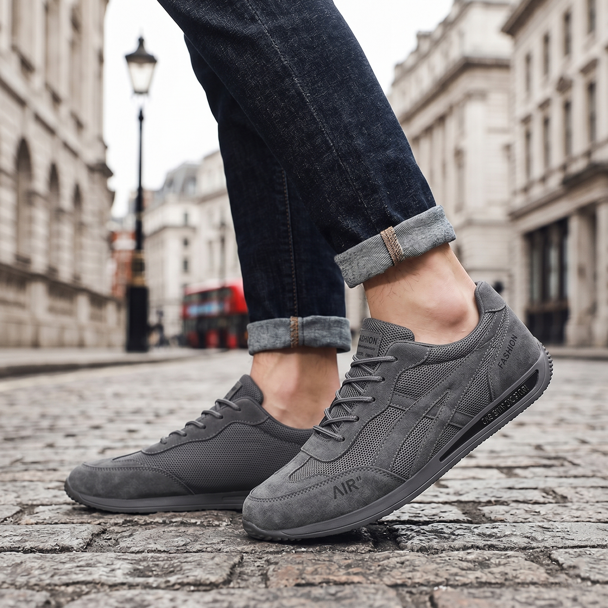 🔥 ¡Oferta especial de hoy con un 50% de descuento 🎁 Zapatos ortopédicos para caminar de hombre ✅ Transpirables y antideslizantes - ¡Dile adiós al dolor de pies y disfruta de comodidad todo el día!