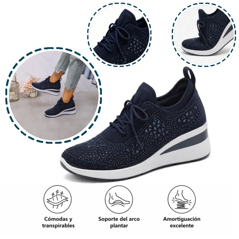 【🎁Oferta por tiempo limitado】Zapatos casuales ergonómicos para mujer👞 - El soporte para el arco proporciona comodidad y alivia fácilmente el dolor de pies.