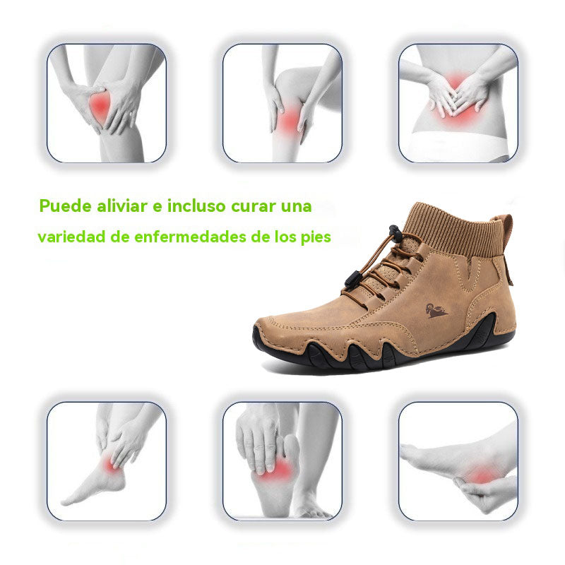 (🔥¡50% de descuento solo hoy!) Elegantes zapatos ortopédicos de primera calidad 👞 – Alivia el dolor gracias a su diseño ergonómico.