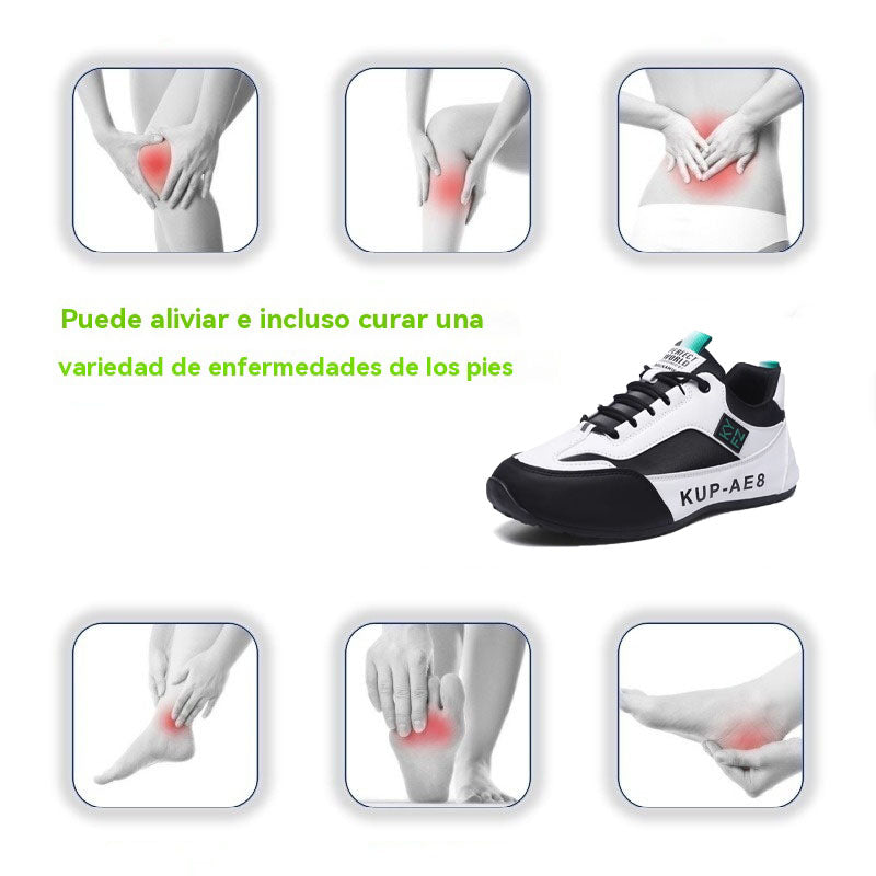 Coesses® | 50% de descuento hoy - ¡no te lo pierdas! Zapatos casuales ortopédicos de cuero para hombre 👞Soporte de arco, alivio cómodo del dolor, postura correcta para caminar