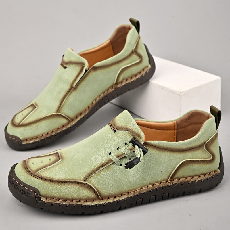 🔥 Zapatos ortopédicos australianos para hombre, hechos a mano 👞 Alivio inteligente del dolor, fáciles de poner y quitar ✅ Impermeables y antideslizantes - Amplia gama de tallas
