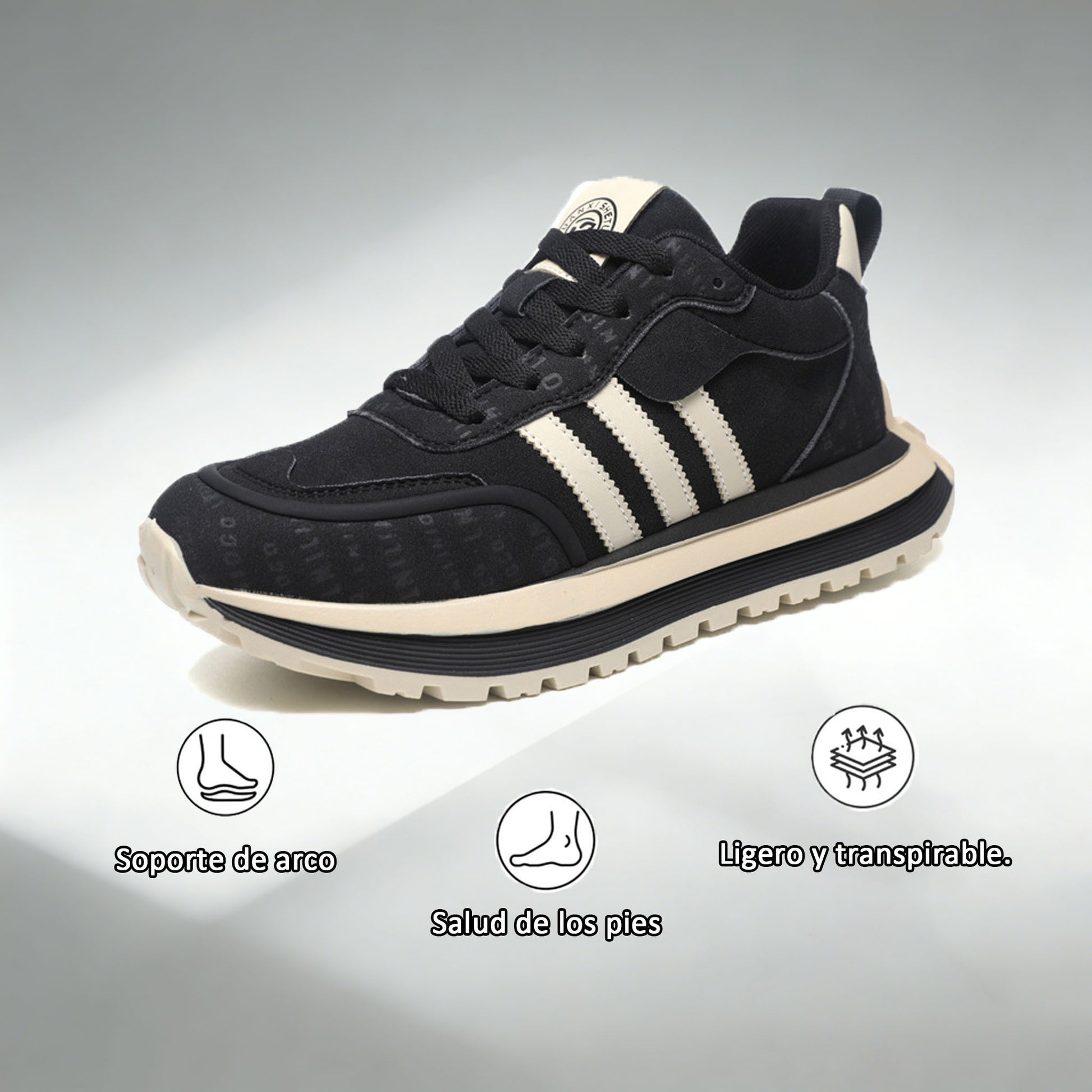 Coesses® | Zapatos casuales | Con un diseño de punta ancha para reducir la presión en las plantas de los pies.