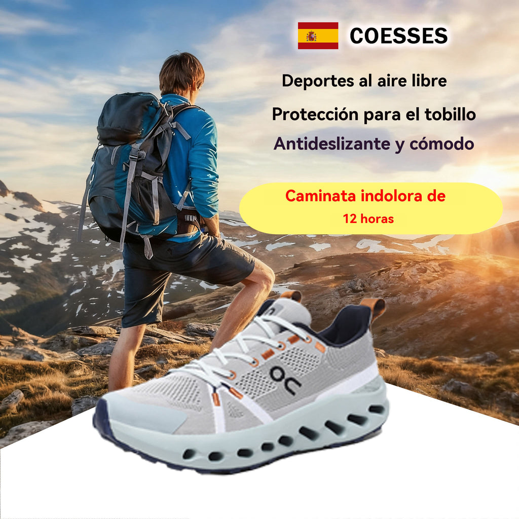 Coesses® | Calzado ortopédico médico con soporte de arco mejorado – Corrección del arco plantar, ideal para largas caminatas.