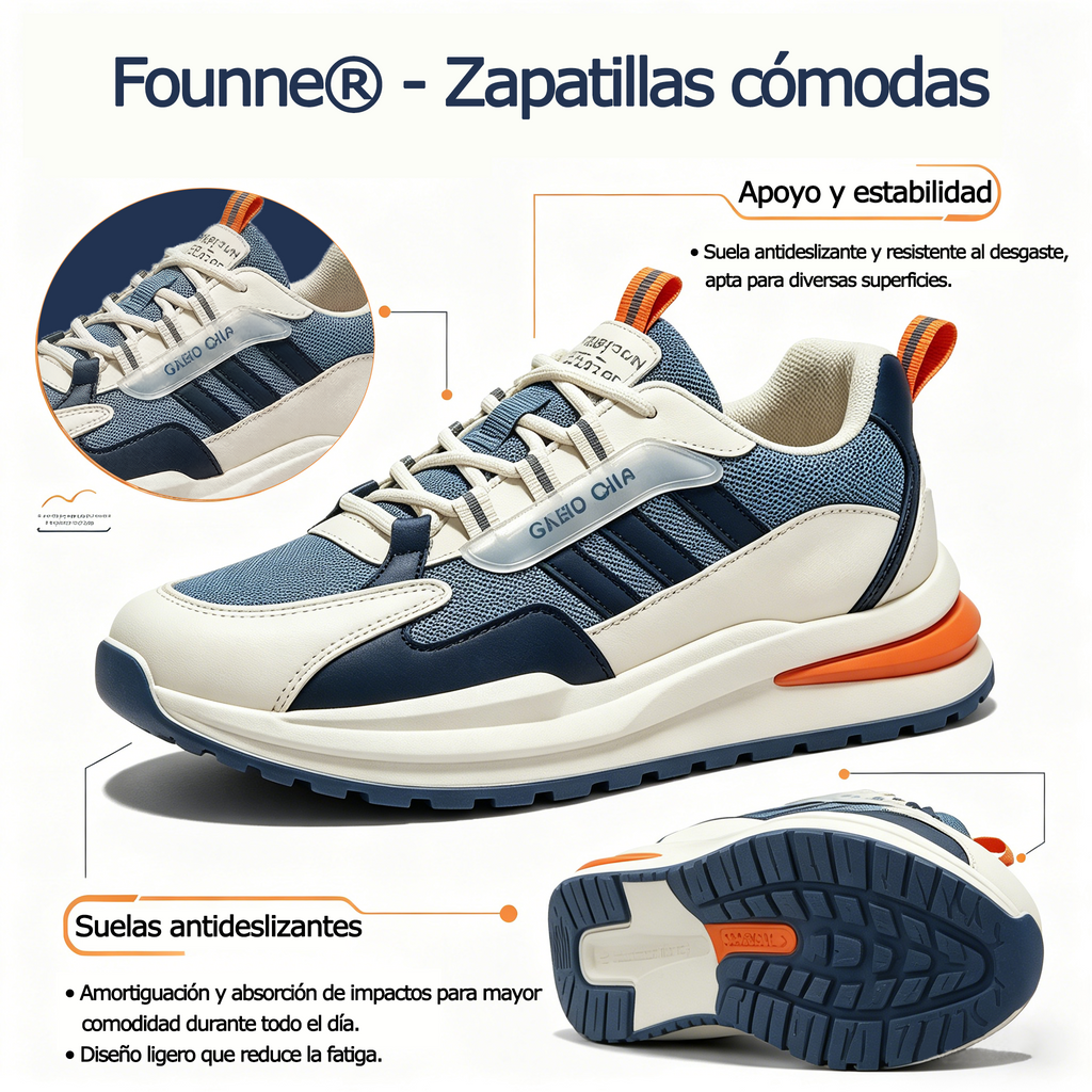 Coesses® 【🔥¡Hoy a mitad de precio! ⏰】Comodidad para caminar todo el día | Diseño con soporte para el arco | Súper amortiguación | Alivia el dolor de pies | Impermeable y antideslizante | Corrige la marcha👟