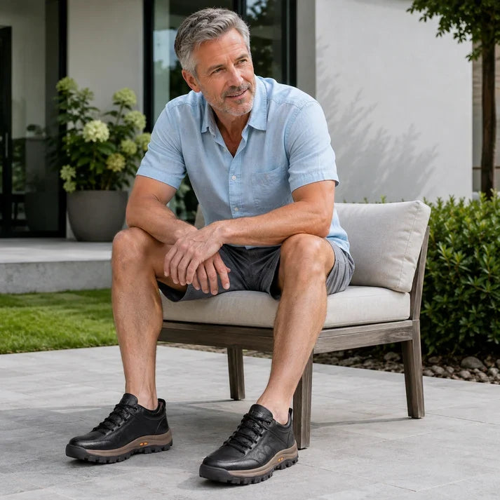 ⏰ Poslední den! Sleva 70 %! 👞 Vysoce kvalitní italské boty z pravé kůže 🐂 Ručně šité, měkké a pohodlné ✅ Ergonomická opora klenby pro úlevu od bolesti chodidel a zajištění pohodlné chůze po celý den.