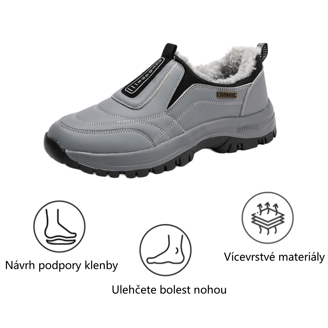 Coesses® | Descuento limitado 50% —— Zapatos ortopédicos ergonómicos con forro de piel, alivia el dolor en pies, espalda y articulaciones, unisex