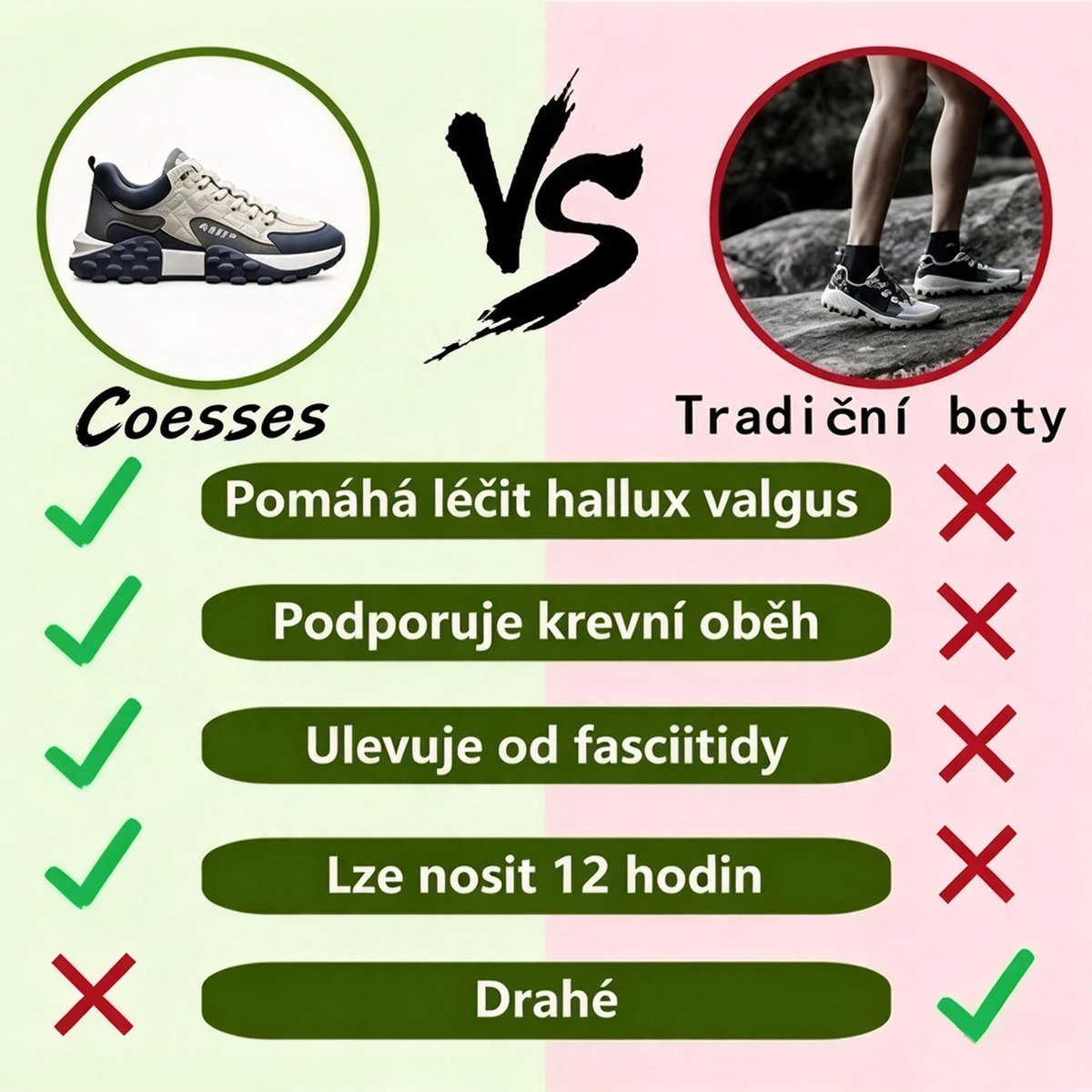 shenhe🔥 50% sleva | ortopedická obuv Coesses® | Poskytuje oporu klenby, zmírňuje bolest a usnadňuje chůzi | Vhodná pro muže i ženy.