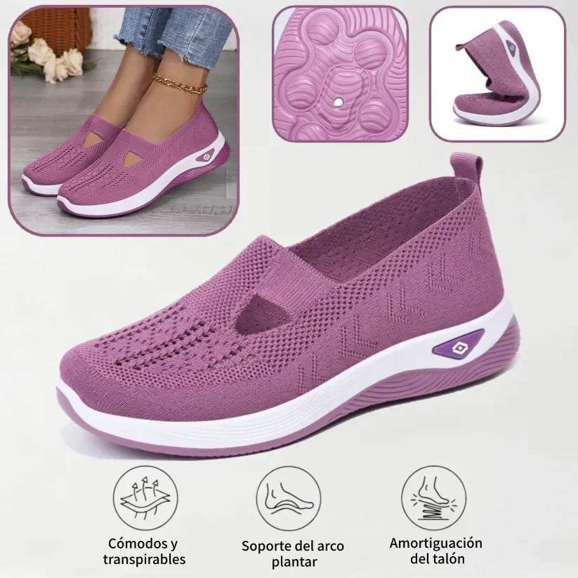 ⏰ 50% de descuento 👟 Zapatos ortopédicos ergonómicos de verano | Transpirables y ligeros ✅ Alivian el dolor de pies | Fáciles de poner y quitar