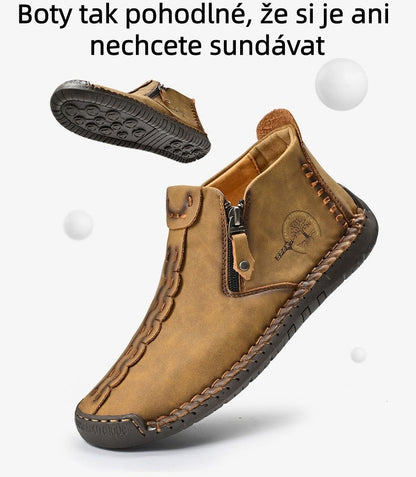 ⏰Novinky se slevou 50 % | Volnočasová obuv Coesses® | Prémiová kůže, pohodlná a protiskluzová, s oporou klenby ✅ Ulevuje od bolesti nohou!