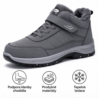 🎉 Poslední den – speciální nabídka se slevou 70 % ⏰ Ergonomická, ortopedická zimní obuv, která účinně ulevuje od bolesti nohou, kolen a zad ✅ Vhodná pro muže i ženy.