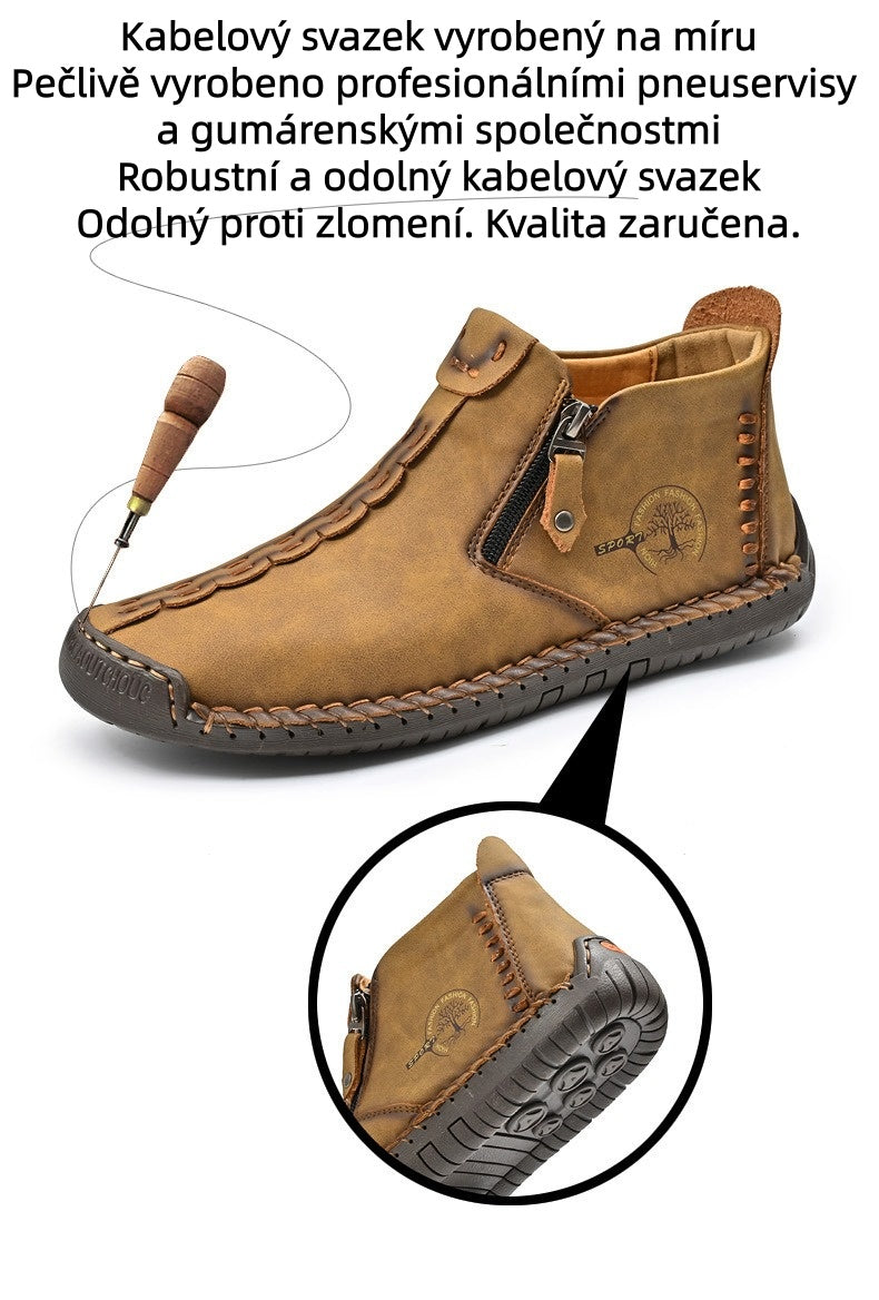 ⏰Novinky se slevou 50 % | Volnočasová obuv Coesses® | Prémiová kůže, pohodlná a protiskluzová, s oporou klenby ✅ Ulevuje od bolesti nohou!