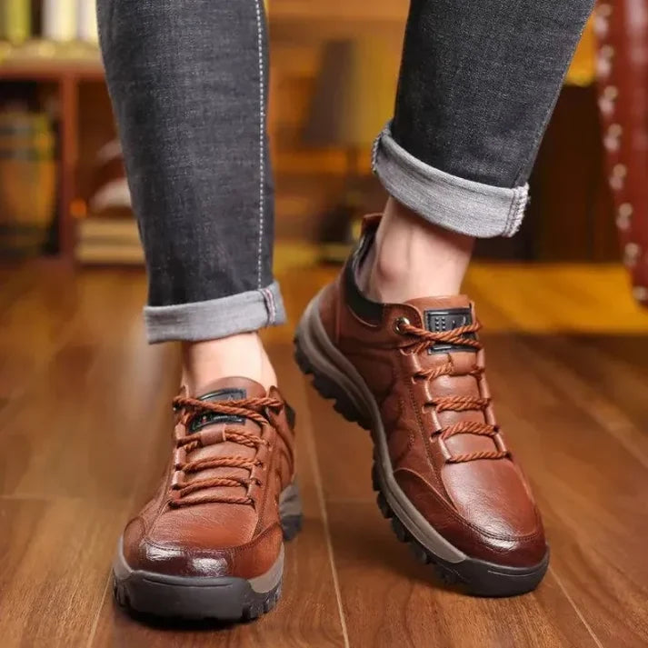 ⏰ Poslední den! Sleva 70 %! 👞 Vysoce kvalitní italské boty z pravé kůže 🐂 Ručně šité, měkké a pohodlné ✅ Ergonomická opora klenby pro úlevu od bolesti chodidel a zajištění pohodlné chůze po celý den.