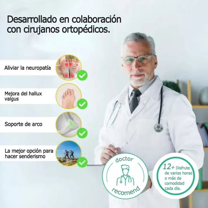 Coesses® 【🔥Oferta por tiempo limitado, ¡50% de descuento hoy! ⏰】Zapatillas para caminar, ideales para caminar todo el día | Alivian el dolor de pies | Impermeables y antideslizantes | Corrigen la marcha👟
