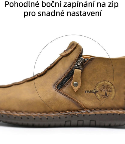 ⏰Novinky se slevou 50 % | Volnočasová obuv Coesses® | Prémiová kůže, pohodlná a protiskluzová, s oporou klenby ✅ Ulevuje od bolesti nohou!