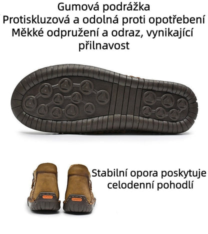 ⏰Novinky se slevou 50 % | Volnočasová obuv Coesses® | Prémiová kůže, pohodlná a protiskluzová, s oporou klenby ✅ Ulevuje od bolesti nohou!
