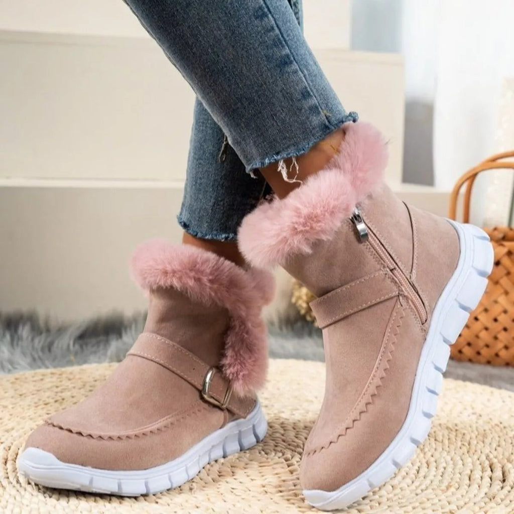 Coesses® - Calçado ortopédico de inverno com formato ergonómico para alívio de dores nos pés, joelhos e costas - Mulher