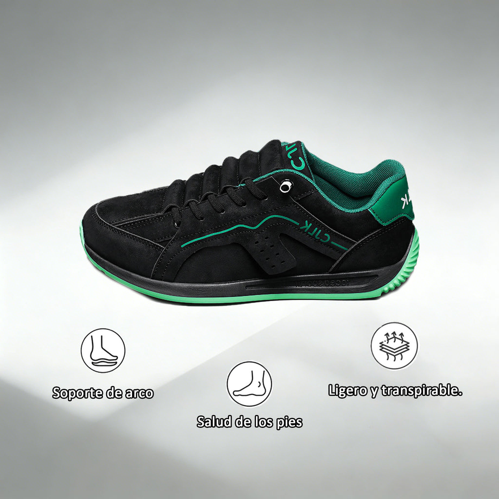 Coesses® | 50% de descuento hoy - ¡no te lo pierdas! Zapatos casuales ortopédicos de cuero para hombre 👞Soporte de arco, alivio cómodo del dolor, postura correcta para caminar