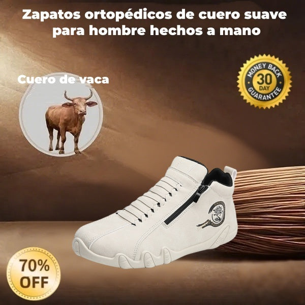 Coesses®丨  Zapatos de gamuza antideslizantes, impermeables y cosidos a mano que sostienen y corrigen naturalmente la postura del pie.