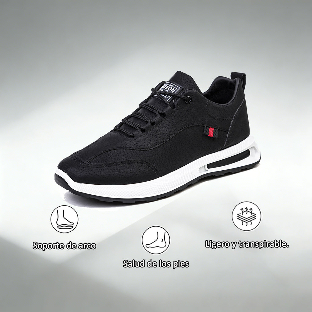Coesses® | 50% de descuento hoy - ¡no te lo pierdas! Zapatos casuales ortopédicos de cuero para hombre 👞 Soporte arqueado, ligero y cómodo, postura correcta para caminar, alivia el dolor
