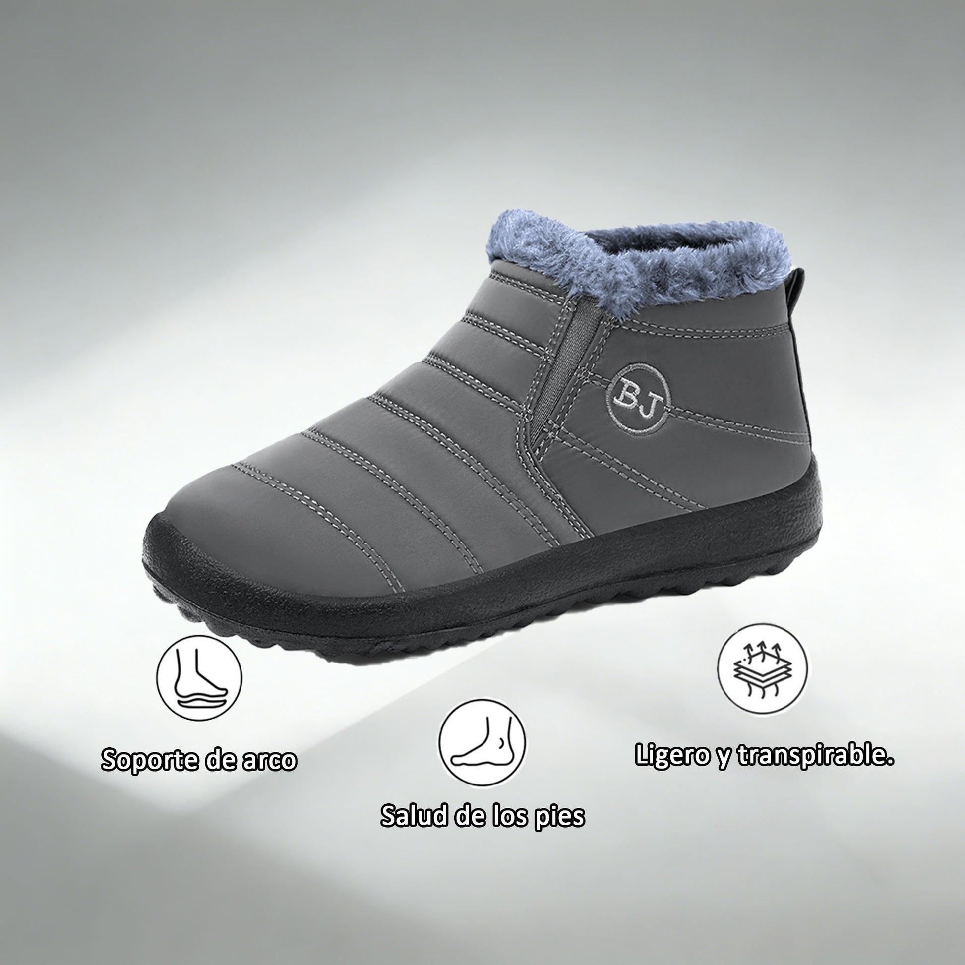 Coesses® | Botas ortopédicas de gamuza italiana de lujo: antideslizantes y cálidas: imprescindibles para condiciones de nieve 👍 Dígale adiós al dolor de pies.
