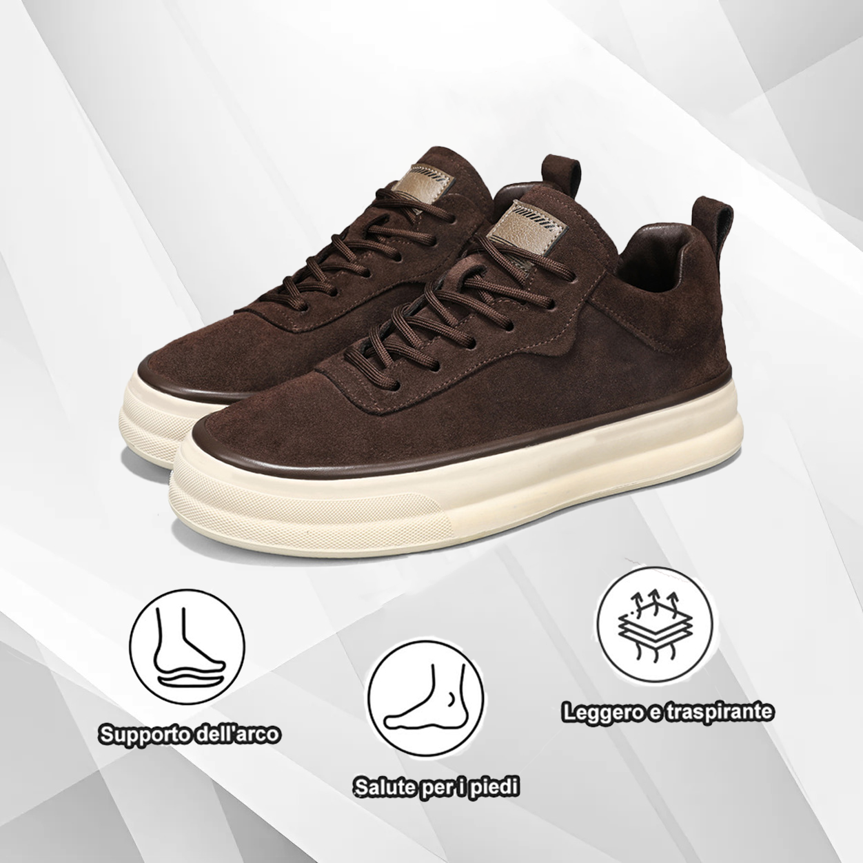 Coesses® | Calzado ortopédico médico con soporte de arco mejorado – Corrección del arco plantar, ideal para largas caminatas.