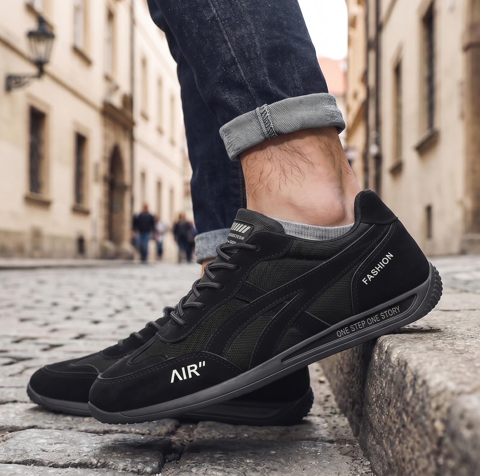 🔥 ¡Oferta especial de hoy con un 50% de descuento 🎁 Zapatos ortopédicos para caminar de hombre ✅ Transpirables y antideslizantes - ¡Dile adiós al dolor de pies y disfruta de comodidad todo el día!