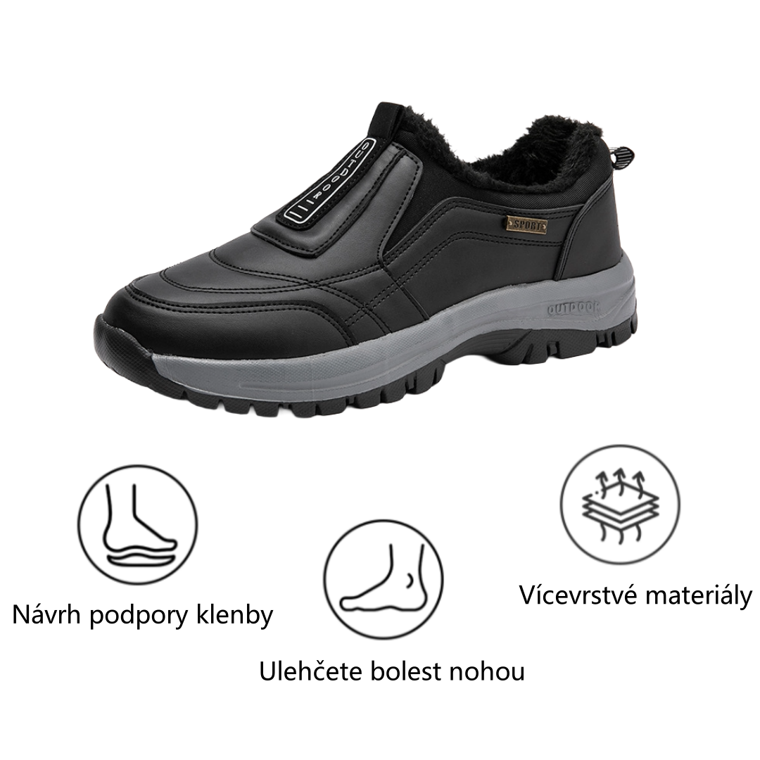 Coesses® | Descuento limitado 50% —— Zapatos ortopédicos ergonómicos con forro de piel, alivia el dolor en pies, espalda y articulaciones, unisex