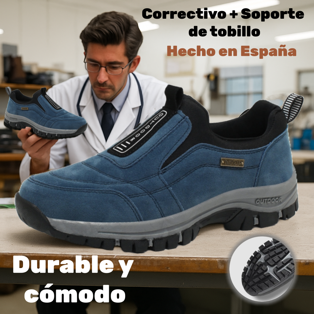 KEENPE® – Zapatos de gamuza, cosidos a mano, diseñados para proporcionar una pisada estable, cómoda y natural durante todo el día