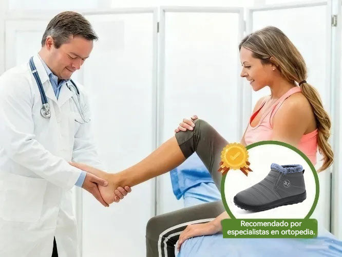 Coesses® | Botas ortopédicas de gamuza italiana de lujo: antideslizantes y cálidas: imprescindibles para condiciones de nieve 👍 Dígale adiós al dolor de pies.
