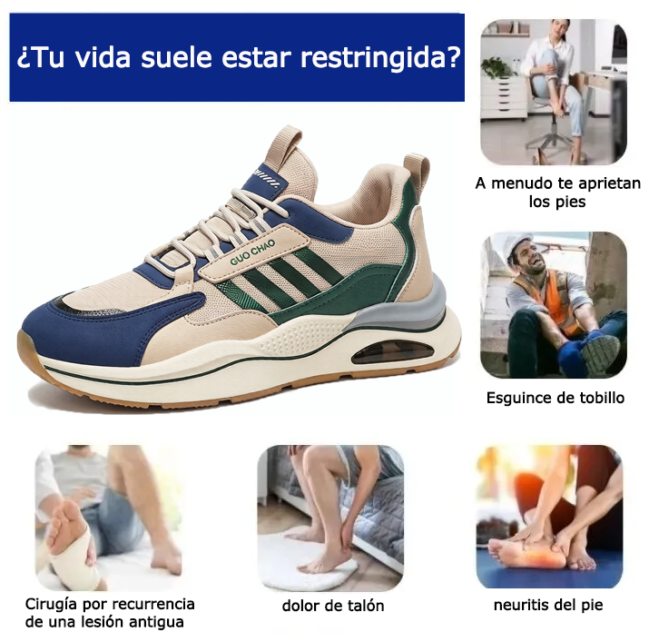 Coesses® 【🔥¡Hoy a mitad de precio! ⏰】Comodidad para caminar todo el día | Diseño con soporte para el arco | Súper amortiguación | Alivia el dolor de pies | Impermeable y antideslizante | Corrige la marcha👟