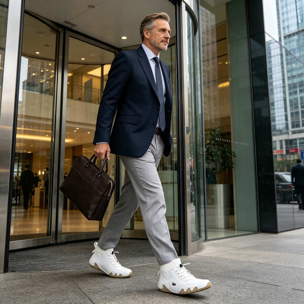 (🔥¡50% de descuento solo hoy!) Elegantes zapatos ortopédicos de primera calidad 👞 – Alivia el dolor gracias a su diseño ergonómico.