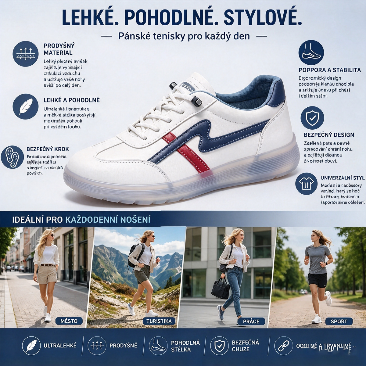 Poslední den! Sleva 70 %! ✅ Ortopedická zdravotní obuv navržená speciálně pro lidi s problémy s nohama k úlevě od bolesti zad, kloubů a chodidel.