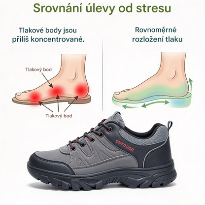Poslední den! Sleva 70 %! ✅ Ortopedická zdravotní obuv navržená speciálně pro lidi s problémy s nohama k úlevě od bolesti zad, kloubů a chodidel.