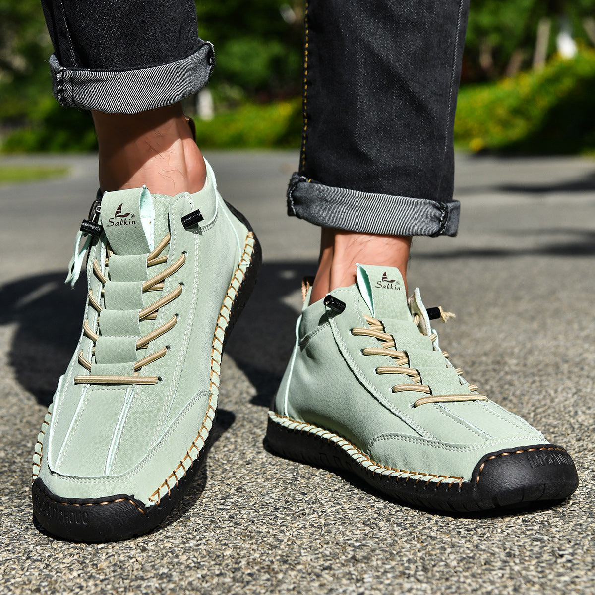 Coesses® | 50% de descuento - No te lo pierdas! Zapatos de piel "Cero Fatiga": Cremallera lateral, soporte plantar y suela antideslizante – su diseño ergonómico alivia la fatiga - unisex