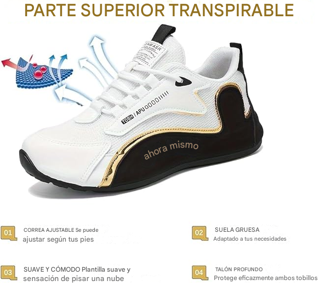 🎁¡Último día para aprovechar el 50% de descuento! ¡No pierdas la oportunidad! ⏰Alivia el dolor de piernas y la fascitis - Zapatos ortopédicos impermeables y antideslizantes🔴
