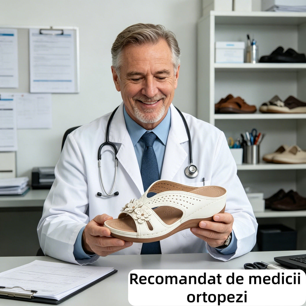 🔥70% reducere astăzi - Nu ratați! ⏰ Pantofi ortopedici cu design ergonomic - design cu suport pentru arcul plantar 👞 Ameliorează cu ușurință durerea de picior