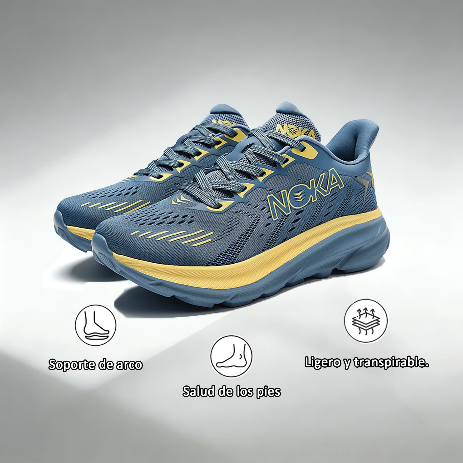 Coesses® | Calzado ortopédico médico con soporte de arco mejorado – Corrige el arco plantar, ideal para caminatas largas.