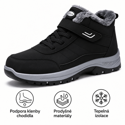 🎉 Poslední den – speciální nabídka se slevou 70 % ⏰ Ergonomická, ortopedická zimní obuv, která účinně ulevuje od bolesti nohou, kolen a zad ✅ Vhodná pro muže i ženy.