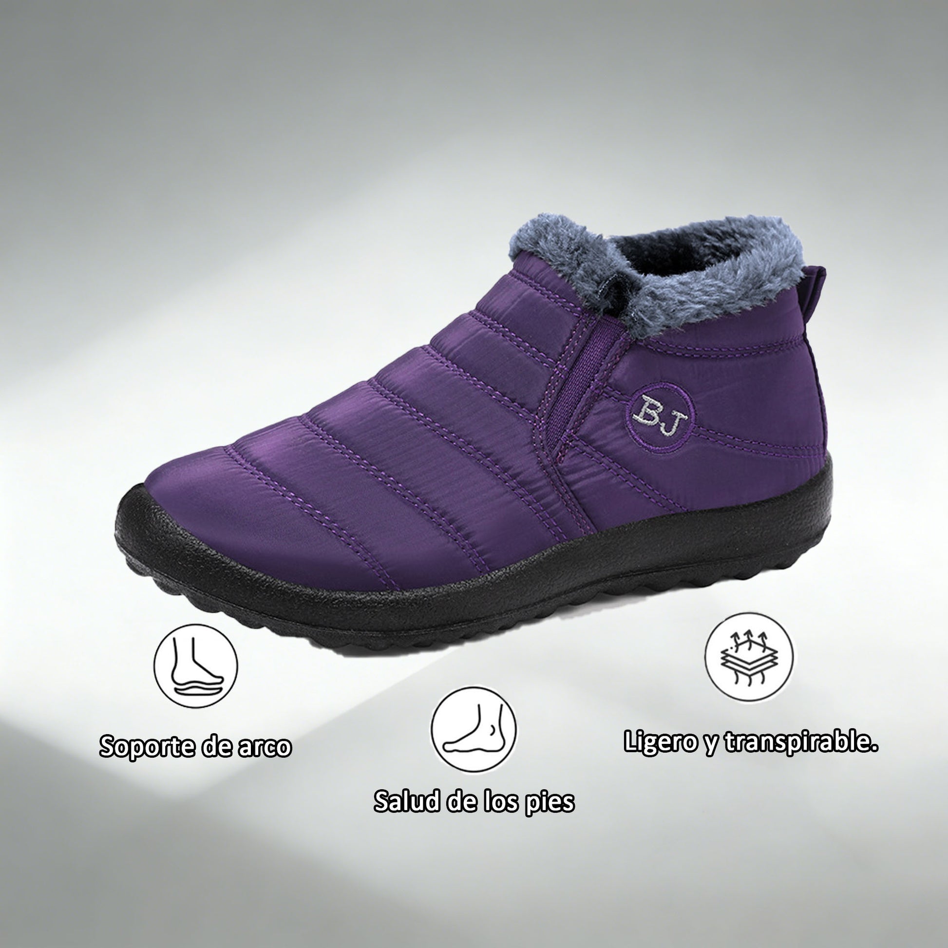 Coesses® | Botas ortopédicas de gamuza italiana de lujo: antideslizantes y cálidas: imprescindibles para condiciones de nieve 👍 Dígale adiós al dolor de pies.