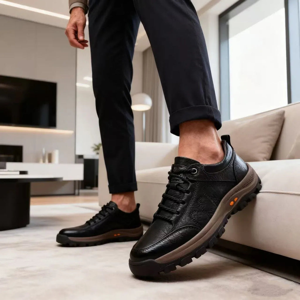 【⏰¡60% de descuento hoy! ¡No te lo pierdas!】⏰Coesses® Ergonomics --- Sandalias de piel de becerro suaves y cómodas (el soporte para el arco del pie facilita la marcha)