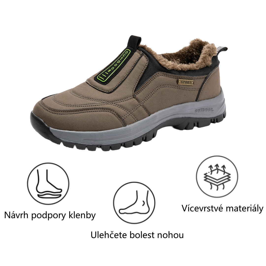 Coesses® | Descuento limitado 50% —— Zapatos ortopédicos ergonómicos con forro de piel, alivia el dolor en pies, espalda y articulaciones, unisex